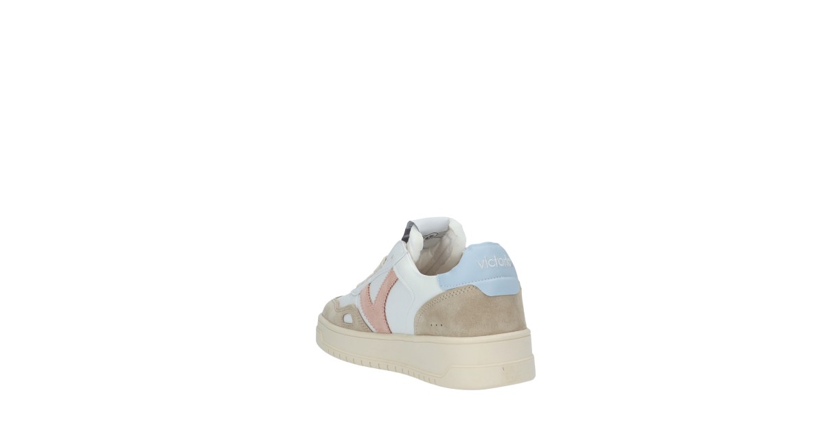 Victoria Sneaker Bianco/celeste Gomma 1257101