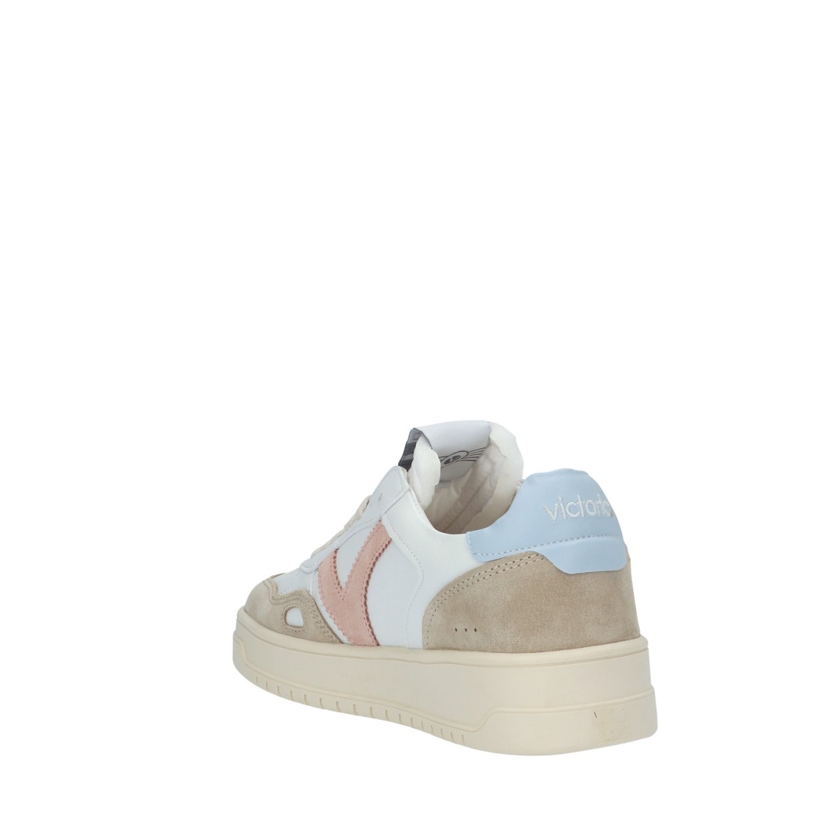 Victoria Sneaker Bianco/celeste Gomma 1257101