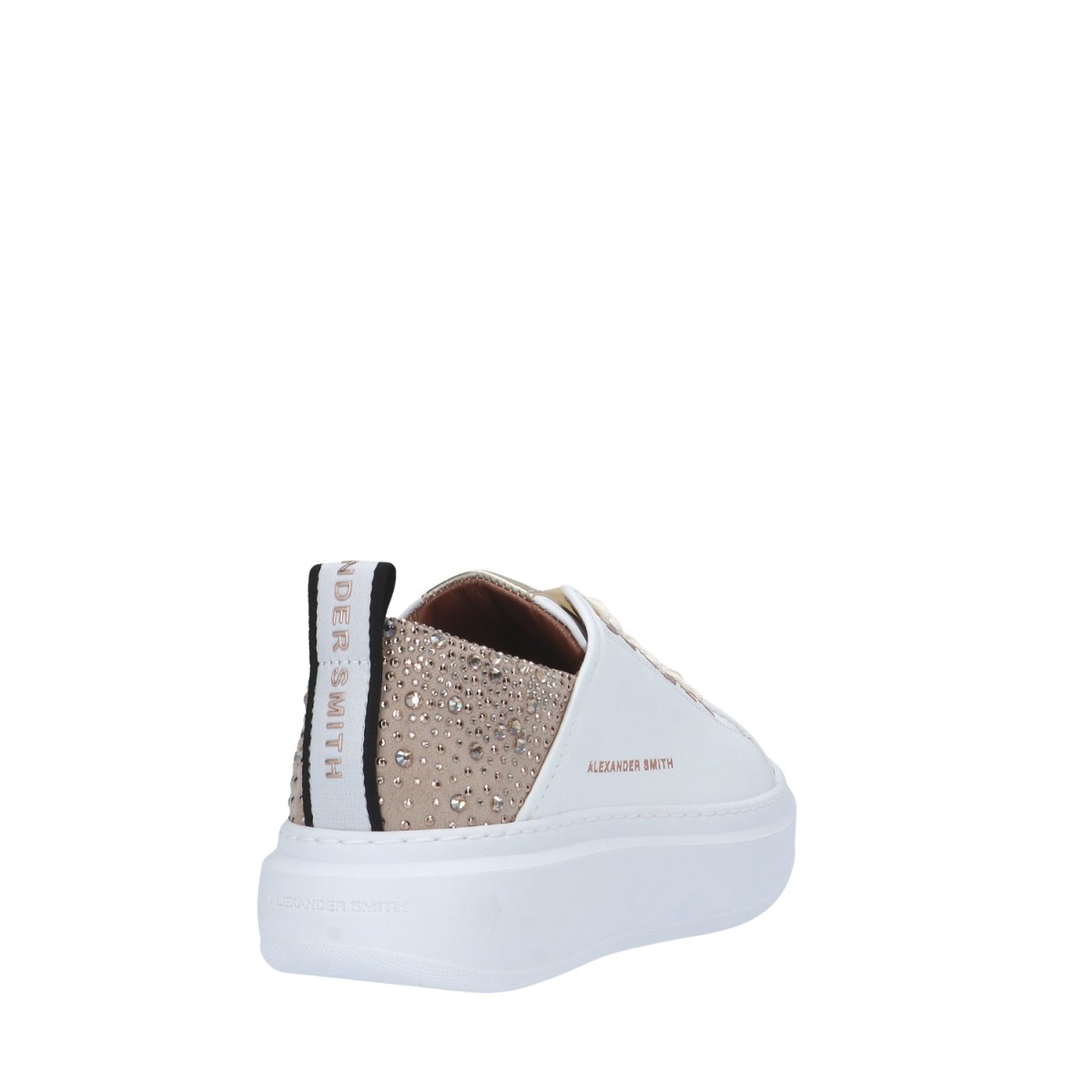 Alexander smith Sneaker Bianco/oro Gomma WYW-0506-WGD