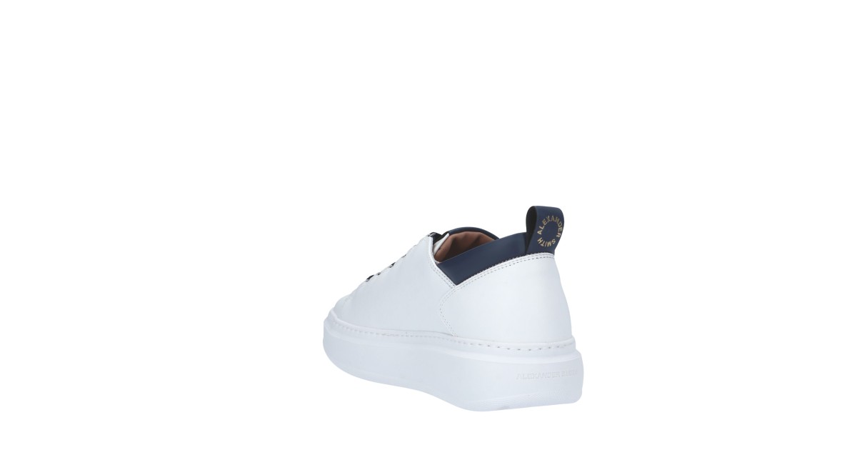 Alexander smith Sneaker Bianco/blu Gomma WYM-2260-WBL