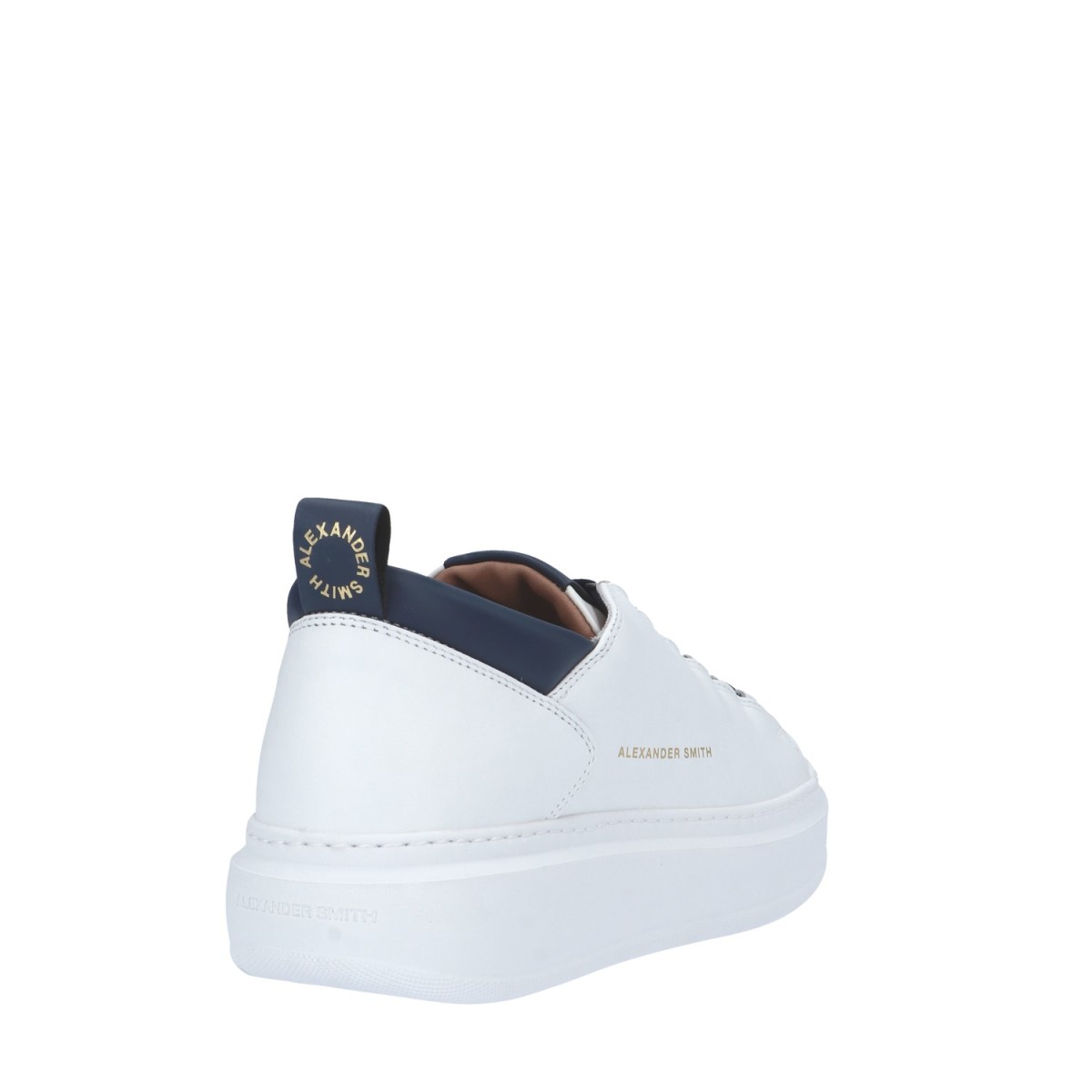 Alexander smith Sneaker Bianco/blu Gomma WYM-2260-WBL