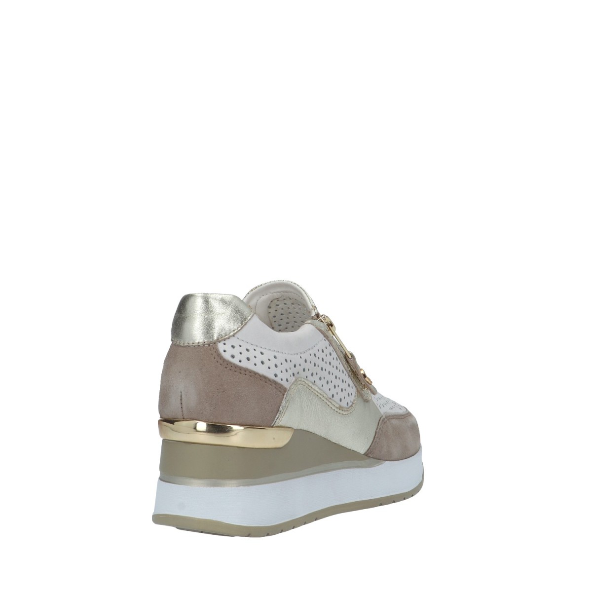 Cinzia soft Sneaker Beige/bianco Zeppa IV2521476G 001
