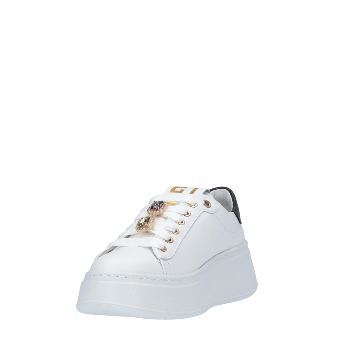 Gio+ Sneaker Bianco/nero Gomma PIA136A