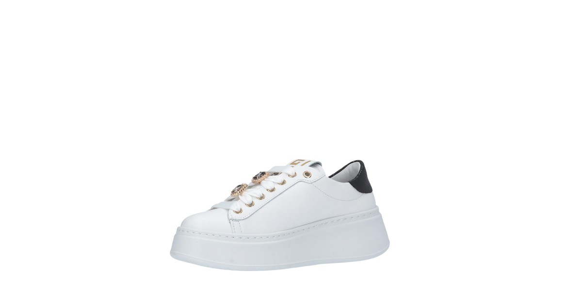 Gio+ Sneaker Bianco/nero Gomma PIA136A