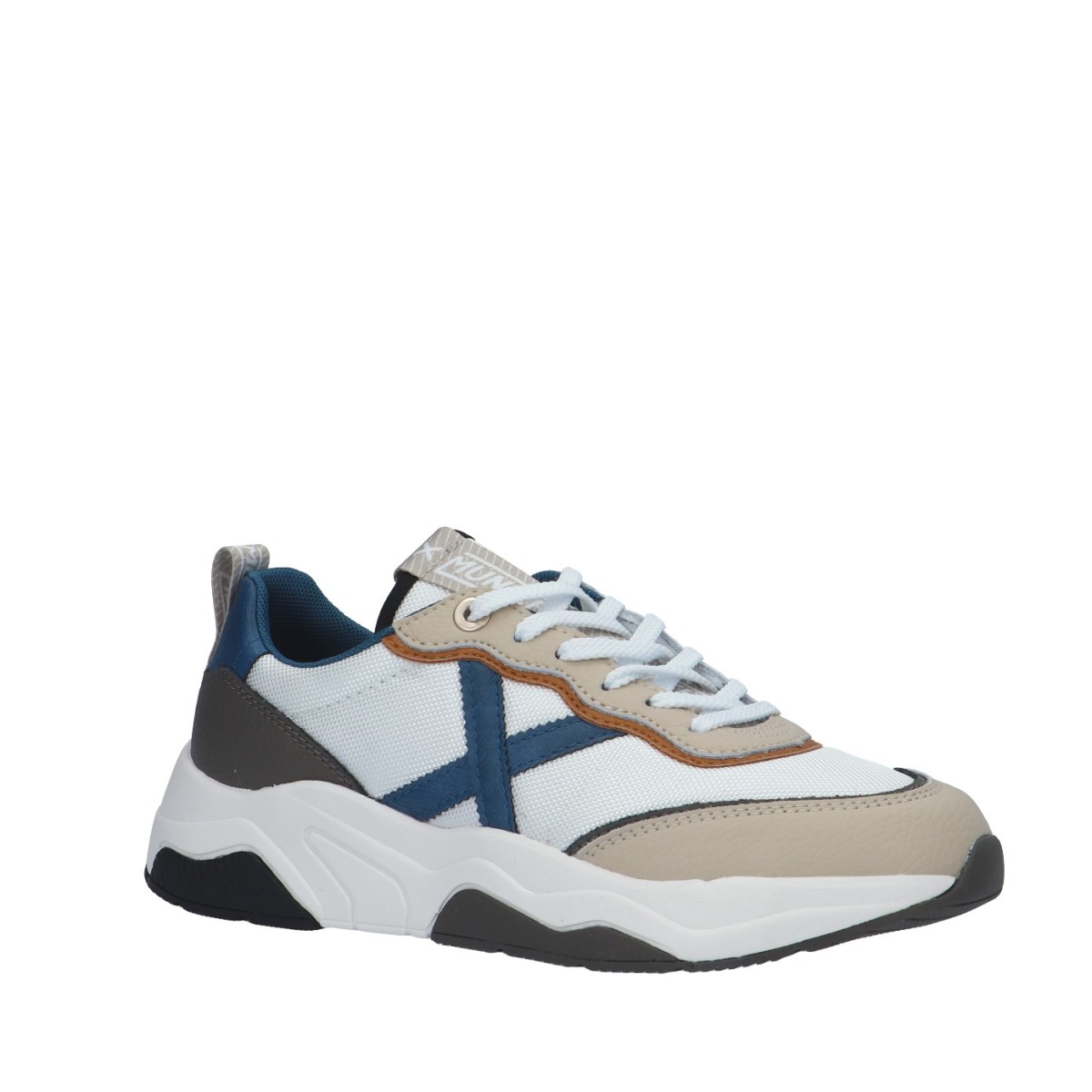 Munich Sneaker Bianco/blu Gomma 8770103