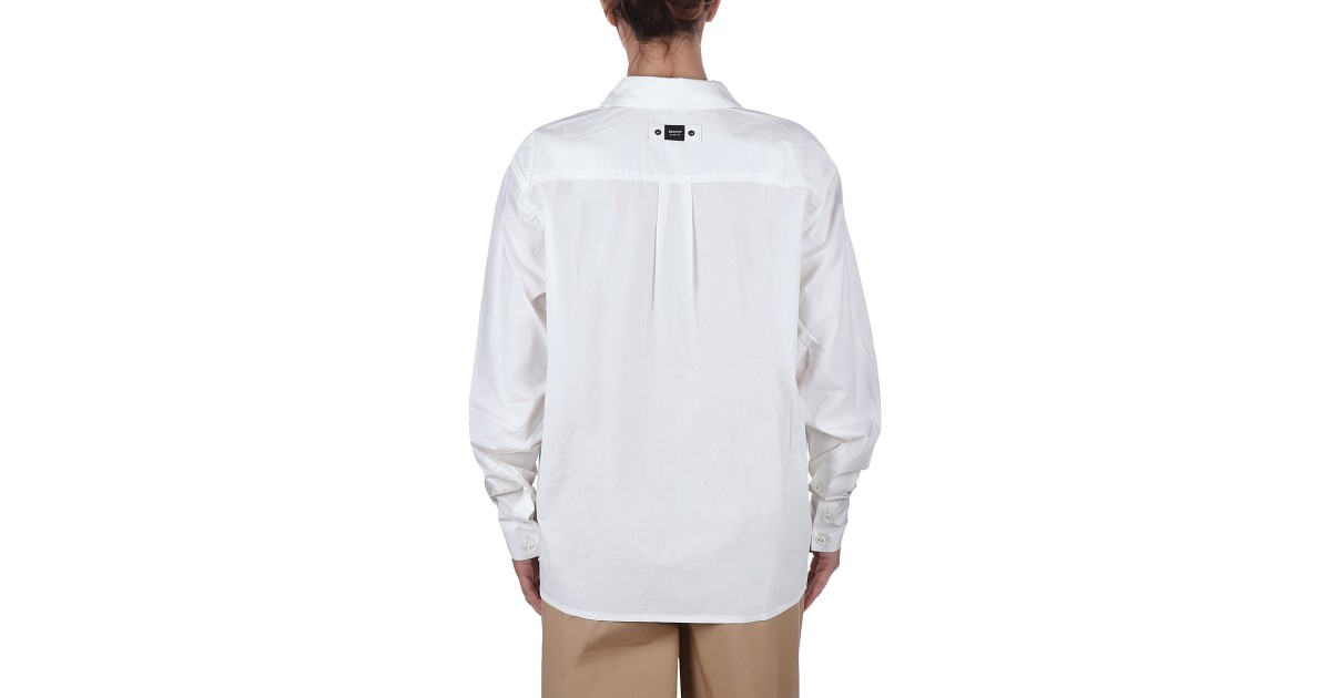 Blauer Camicia Bianco 24SBLDS01266