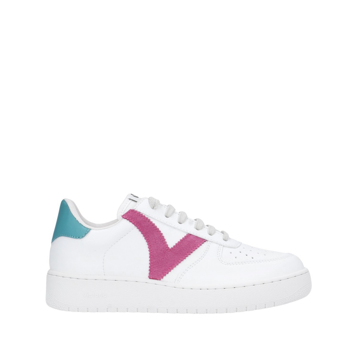 Victoria Sneaker Bianco/fucsia Gomma 1258201