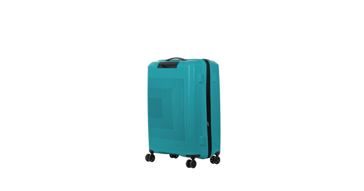 American tourister by samsonite Spinner cabina 4 ruote Turchese Aerostep MD8*21001