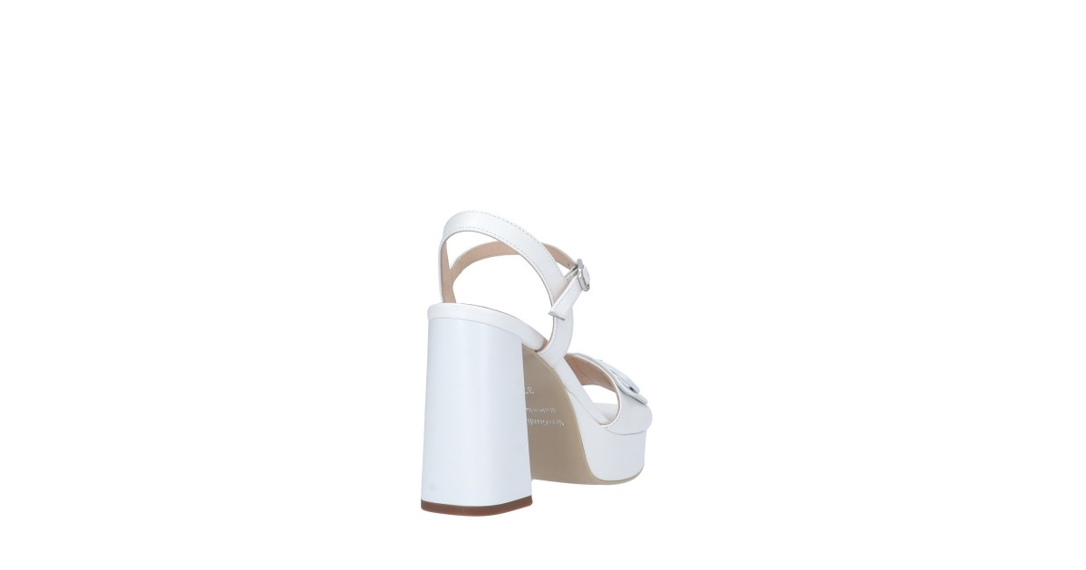 Nerogiardini Sandalo tacco Bianco Tacco E410200D