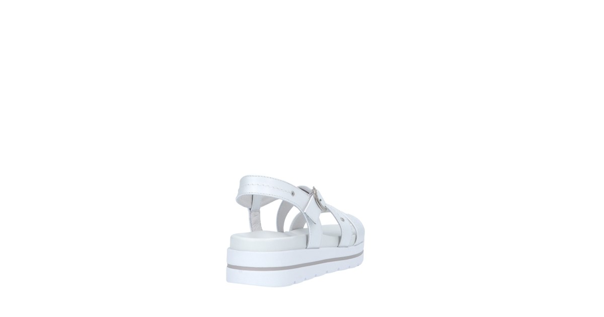 Nerogiardini Sandalo basso Bianco Gomma E410721D